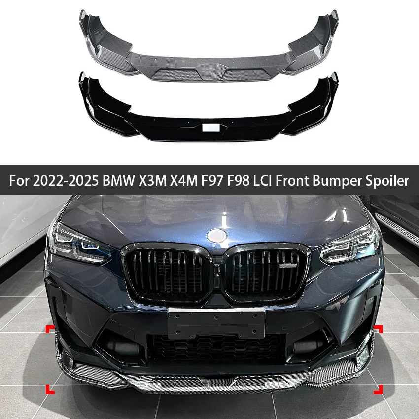 For 2022 2023 2024 2025 BMW X3M X4M F97 F98 LCI Car Front Bumper Lip Spoiler Splitter Trim Accessories Car Parts
For 2022 2023 2024 2025 BMW X3M X4M F97 F98 LCI Car Front Bumper Lip Spoiler Splitter Trim Accessories Car Parts