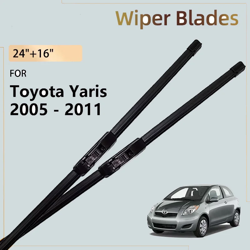 For Toyota Yaris XP90 90 Vitz 2005 - 2011 2010 2009 2008 2007 2006 Hatch Front Wiper Blades Windshield Windscreen Brushes 24"16"
For Toyota Yaris XP90 90 Vitz 2005 - 2011 2010 2009 2008 2007 2006 Hatch Front Wiper Blades Windshield Windscreen Brushes 24"16"