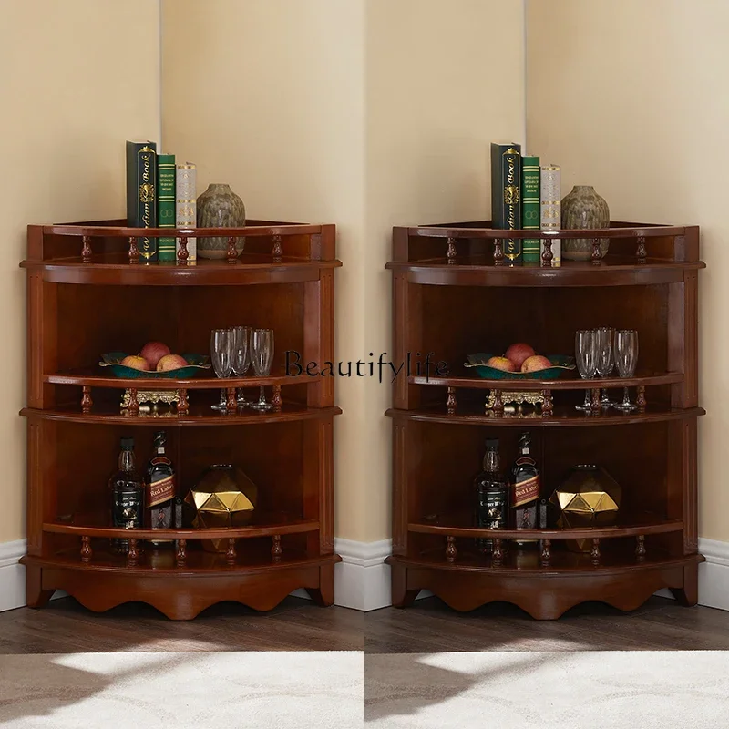 0 European Style Solid Wood Storage Rack Wall Corner Triangle Cabinet Organizer
0 European Style Solid Wood Storage Rack Wall Corner Triangle Cabinet Organizer