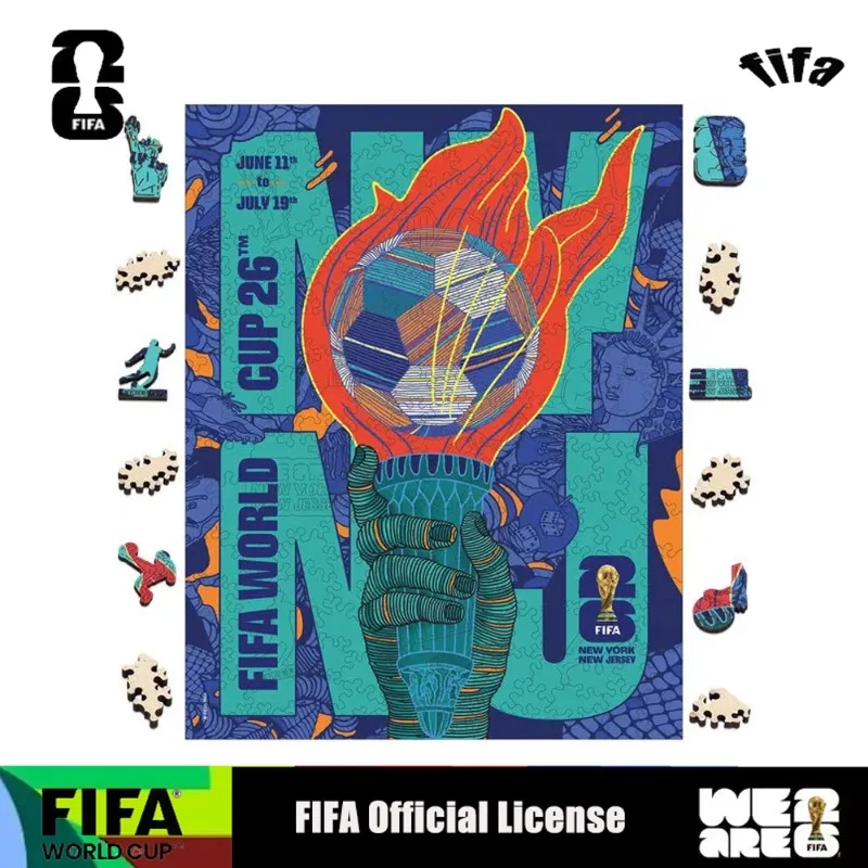 2026 FIFA World Cup NYC NJ Jigsaw Puzzle Poster 9.3*11.8in Garden State Promotional Picture for Fans High Quality Wooden Puzzles
2026 FIFA World Cup NYC NJ Jigsaw Puzzle Poster 9.3*11.8in Garden State Promotional Picture for Fans High Quality Wooden Puzzles