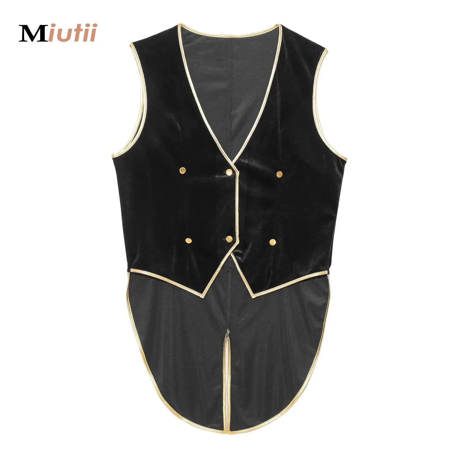 Mens Halloween Medieval Renaissance Victorian Vest Steampunk Velvet Tailcoat Carnival Indian Arabian Prince Cosplay Costume
Mens Halloween Medieval Renaissance Victorian Vest Steampunk Velvet Tailcoat Carnival Indian Arabian Prince Cosplay Costume