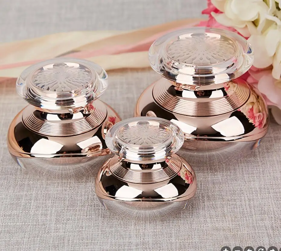 15g rose gold acrylic plastic bottle/jar/pot tin eye serum/essence/day night cream/moisturizer/gel/whitening cosmetic packing
15g rose gold acrylic plastic bottle/jar/pot tin eye serum/essence/day night cream/moisturizer/gel/whitening cosmetic packing