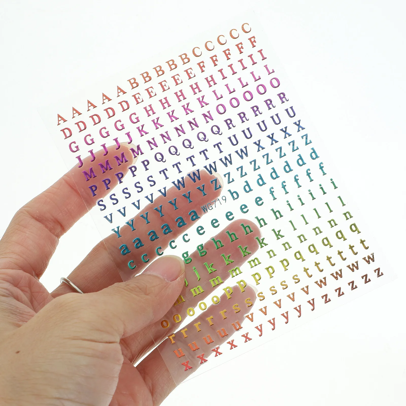 4 Sheets Self-Adhesive Alphabet Nail Stickers Clear Letter Patterns PVC Material Nail Art Decals DIY Decorations for Fingernail
4 Sheets Self-Adhesive Alphabet Nail Stickers Clear Letter Patterns PVC Material Nail Art Decals DIY Decorations for Fingernail