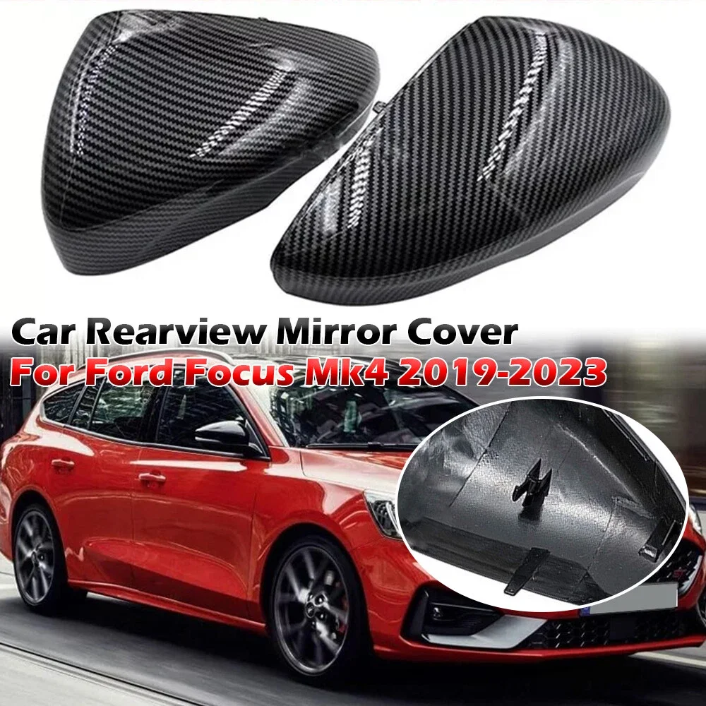 LHD Rearview Side Mirror Cover Wing Cap Replacement Exterior Door Rear View Case Trim Carbon Fiber For Ford Focus MK4 2019-2023
LHD Rearview Side Mirror Cover Wing Cap Replacement Exterior Door Rear View Case Trim Carbon Fiber For Ford Focus MK4 2019-2023