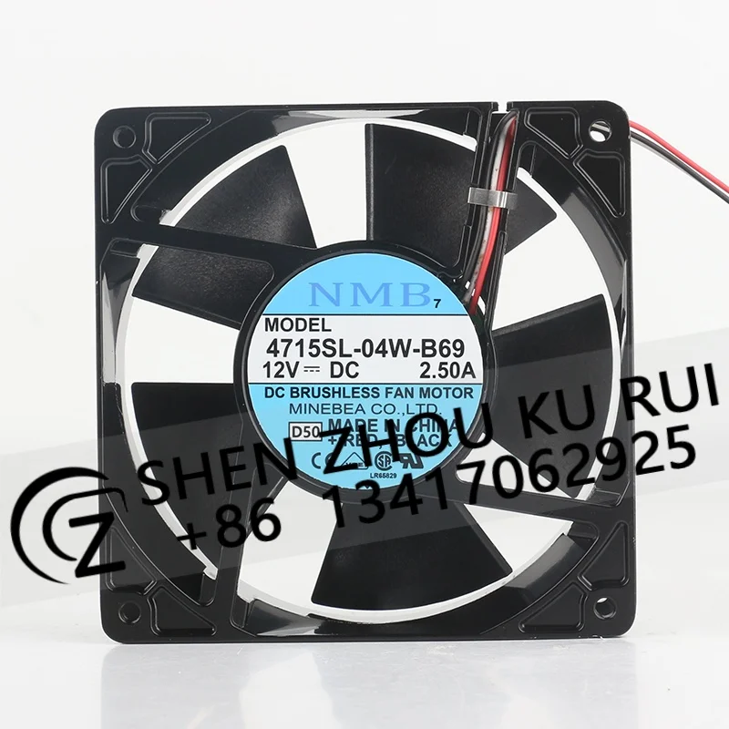 4715SL-04W-B69-D50 NMB 12038 DC12V high air volume inverter three-wire 2.50A Axial flow cooling fan
4715SL-04W-B69-D50 NMB 12038 DC12V high air volume inverter three-wire 2.50A Axial flow cooling fan