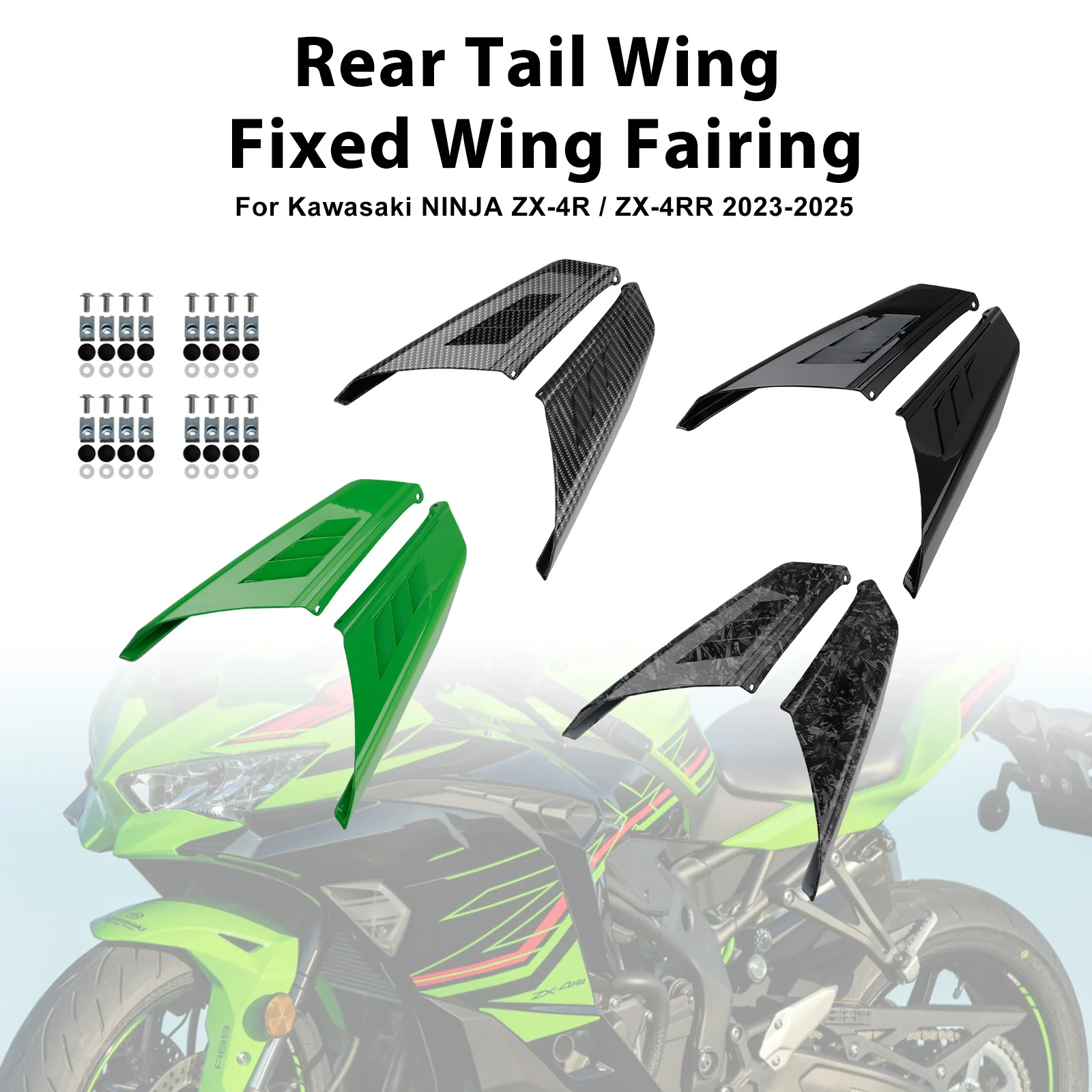 Заднее хвостовое крыло Topteng с фиксированным обтекателем крыла для Kawasaki NINJA ZX-4R ZX-4RR 2023 2024 2025
Заднее хвостовое крыло Topteng с фиксированным обтекателем крыла для Kawasaki NINJA ZX-4R ZX-4RR 2023 2024 2025