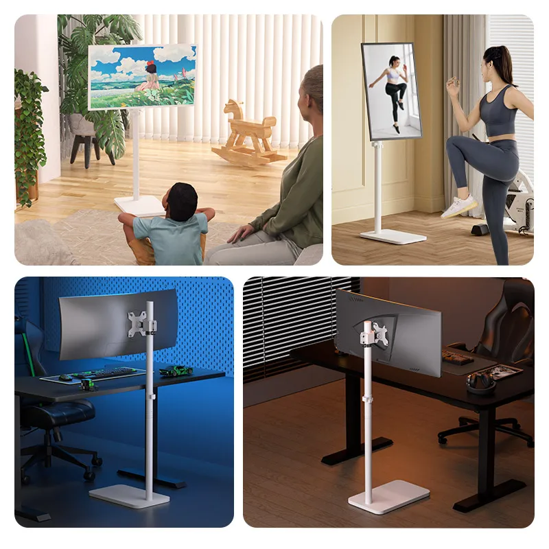 Increase the height of monitor, lift floor bracket, and rotate wall-mounted robotic arm. It is suitable for BenQ
Increase the height of monitor, lift floor bracket, and rotate wall-mounted robotic arm. It is suitable for BenQ