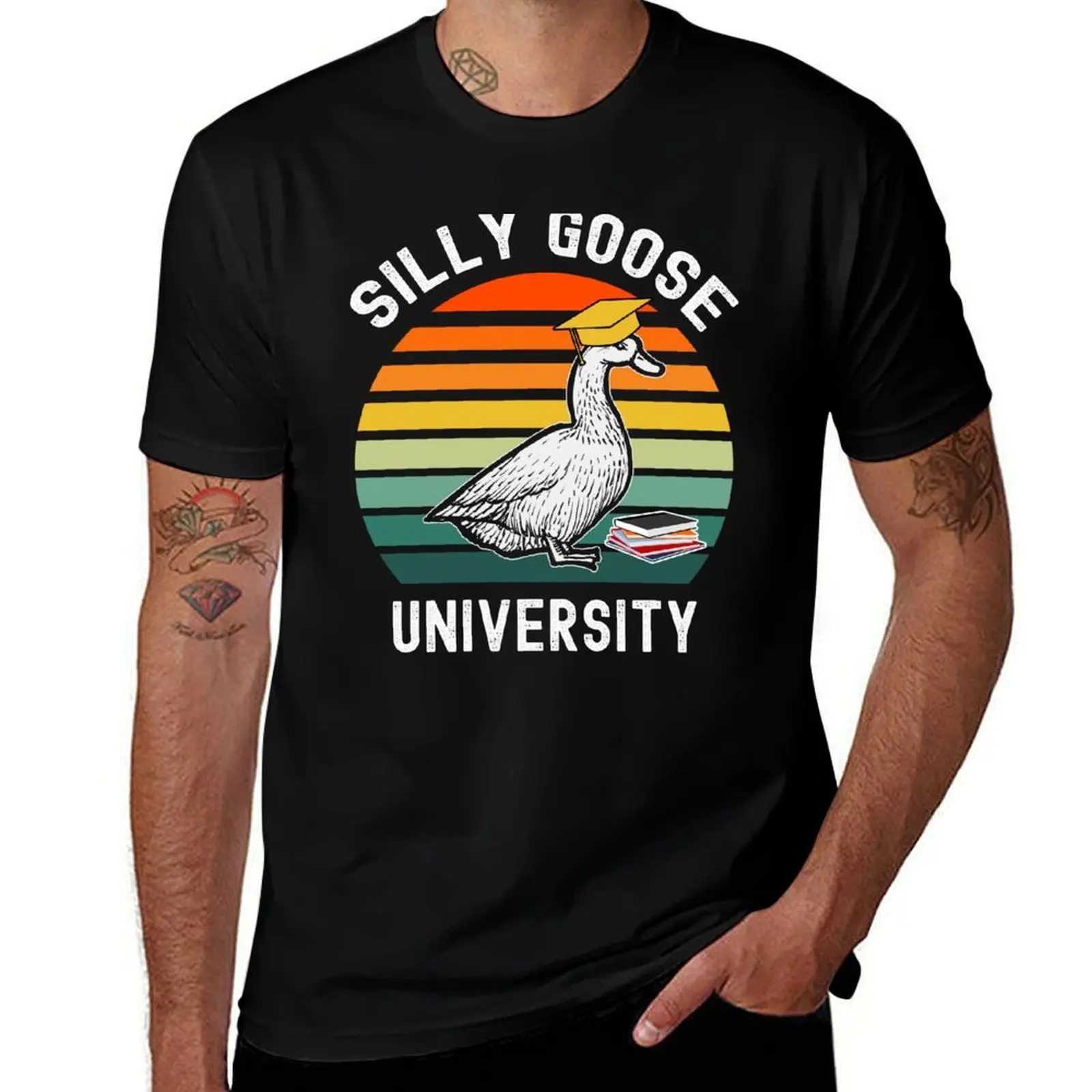 Silly Goose University, Silly Goose On Board T-Shirt cotton t shirts man 100% graphic t shirts for man
Silly Goose University, Silly Goose On Board T-Shirt cotton t shirts man 100% graphic t shirts for man