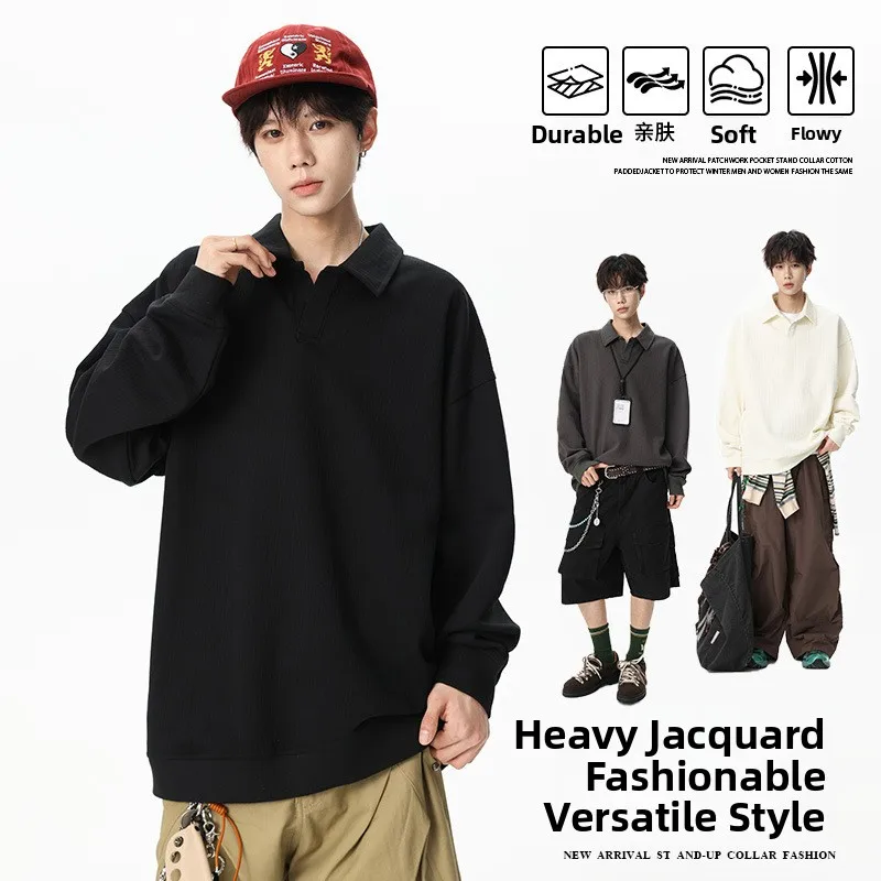 Loose Fit Men's Hoodie Style Casual Outerwear Autumn Season Fashion Brand Polyester Fiber Mid-aged And Elderly Suitable
Loose Fit Men's Hoodie Style Casual Outerwear Autumn Season Fashion Brand Polyester Fiber Mid-aged And Elderly Suitable