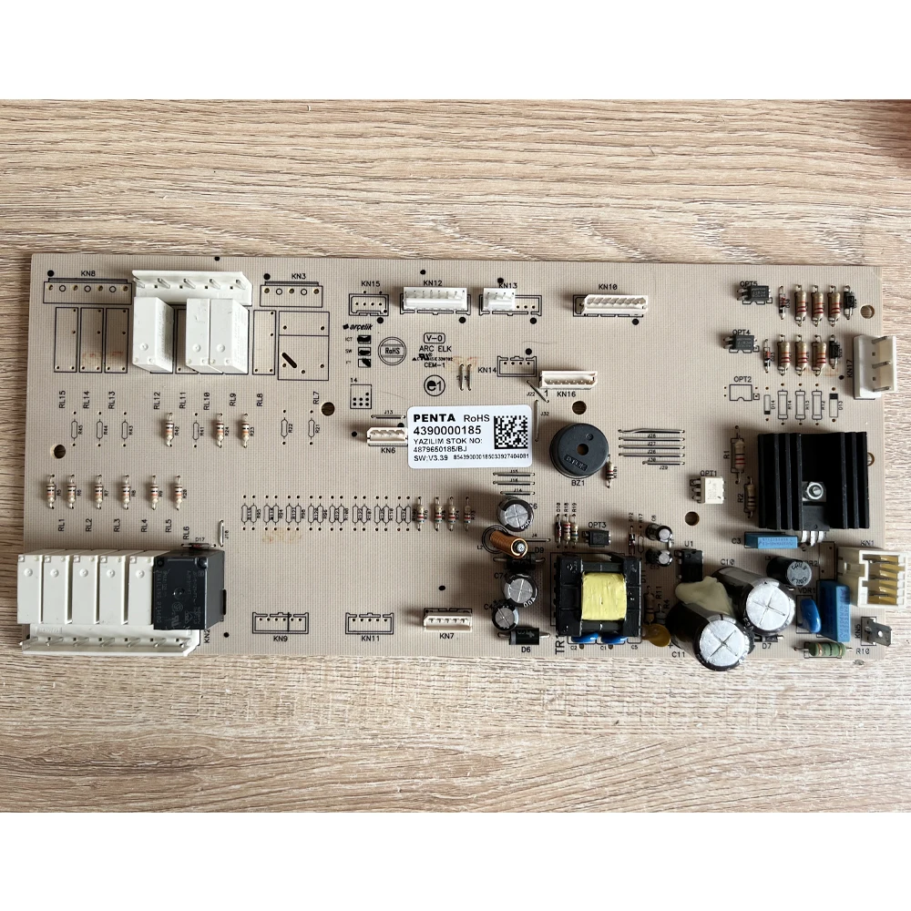 Refrigerator Motherboard, PCB Control Board, Model Number 4390000185, For Beko, Original
Refrigerator Motherboard, PCB Control Board, Model Number 4390000185, For Beko, Original