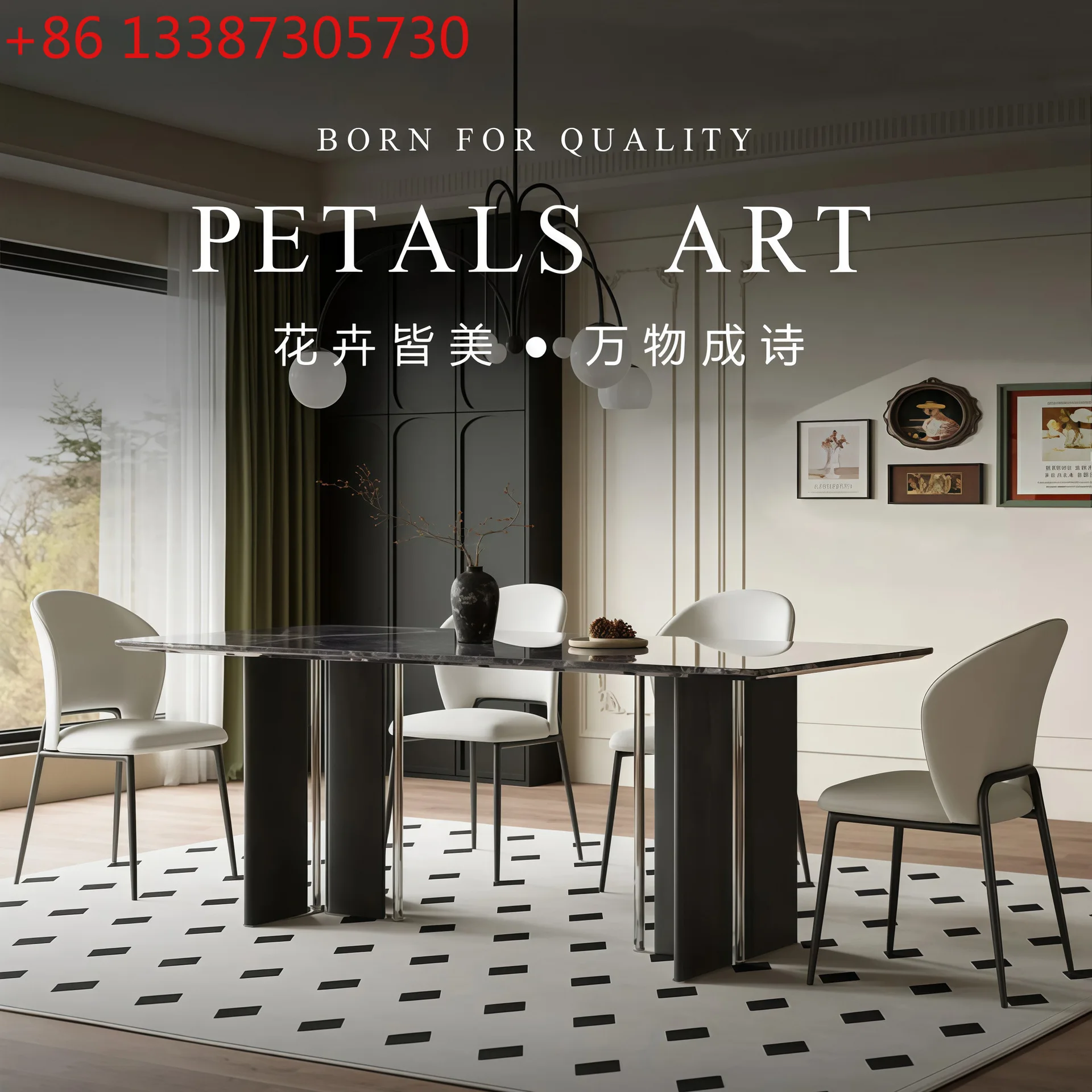 Marble dining table luxury stone light luxury high sense rectangular modern simple Italian style
Marble dining table luxury stone light luxury high sense rectangular modern simple Italian style