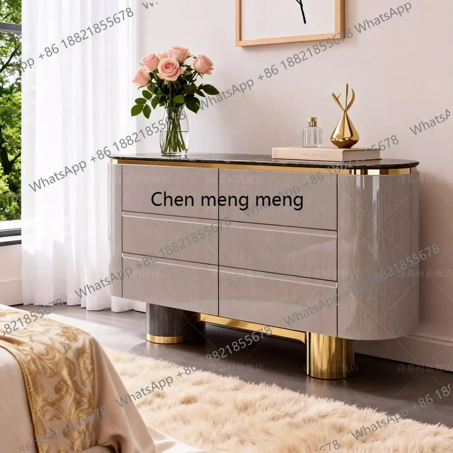 Новинка: Итальянский шкаф для обуви из натурального камня в стиле лайт-люкс, пристенный, для виллы, высококачественный приставной шкаф для столовой.
Новинка: Итальянский шкаф для обуви из натурального камня в стиле лайт-люкс, пристенный, для виллы, высококачественный приставной шкаф для столовой.