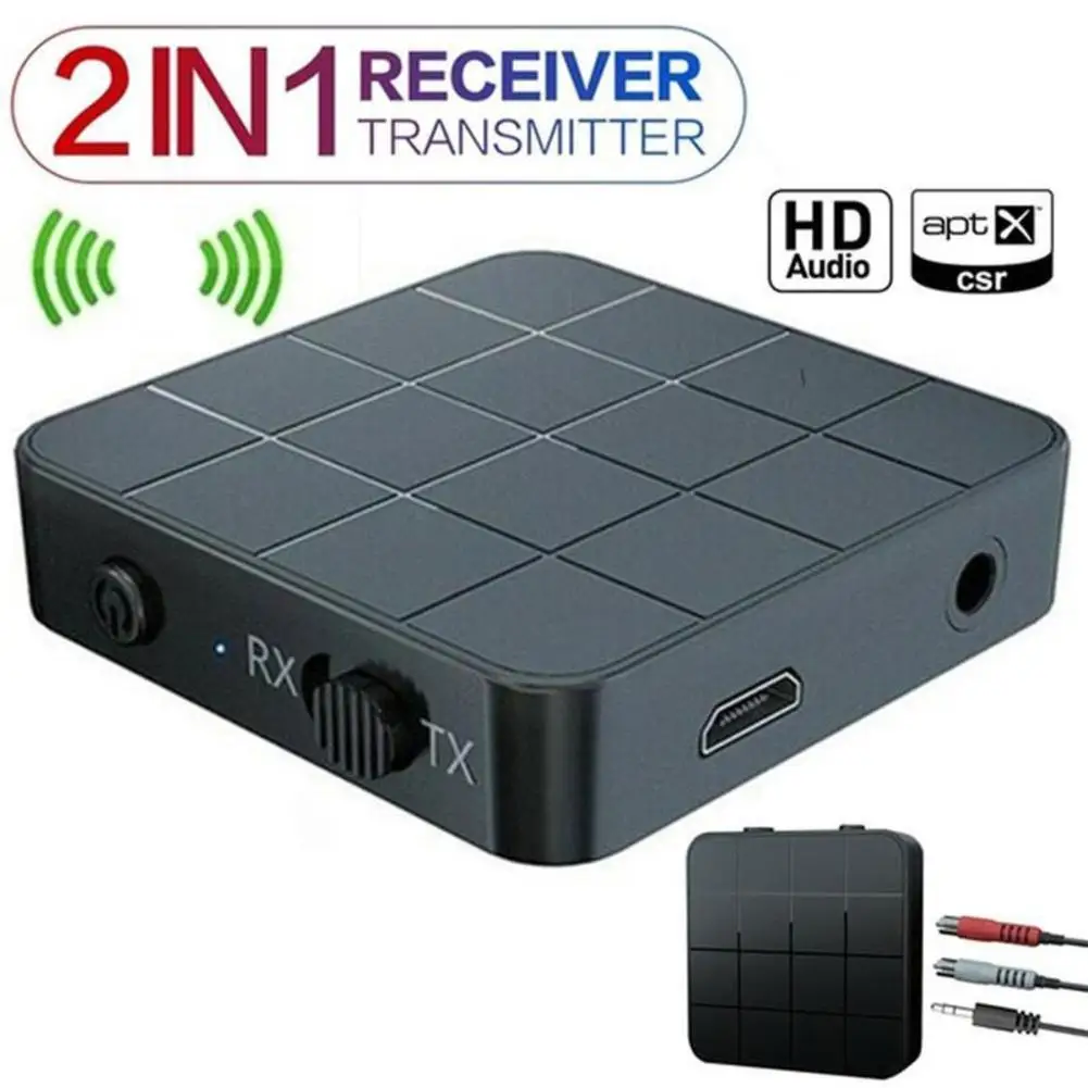 Bluetooth 5.0 Audio Receiver Transmitter 2 IN 1 RCA 3.5MM AUX Jack USB Dongle Stereo Wireless Adapters For Car TV PC Headphone
Bluetooth 5.0 Audio Receiver Transmitter 2 IN 1 RCA 3.5MM AUX Jack USB Dongle Stereo Wireless Adapters For Car TV PC Headphone