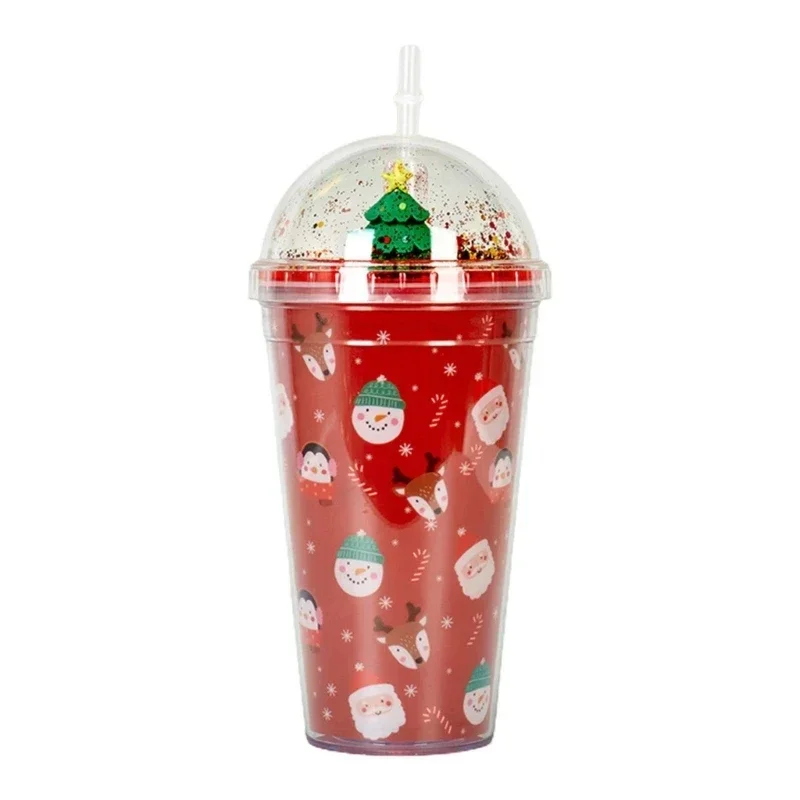 450ml Christmas Cup with Lid Straw Coffee Tumbler Reusable Holiday Water Bottle Gift Wholesale Festive Atmosphere Decor
450ml Christmas Cup with Lid Straw Coffee Tumbler Reusable Holiday Water Bottle Gift Wholesale Festive Atmosphere Decor