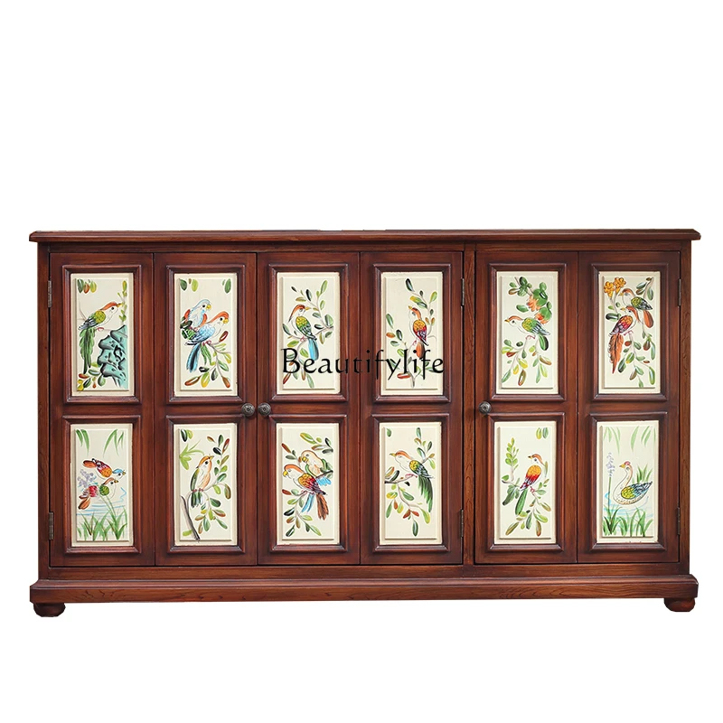Painted small apartment solid wood shoe cabinet large capacity storage dining side foyer entrance partition cabinet
Painted small apartment solid wood shoe cabinet large capacity storage dining side foyer entrance partition cabinet