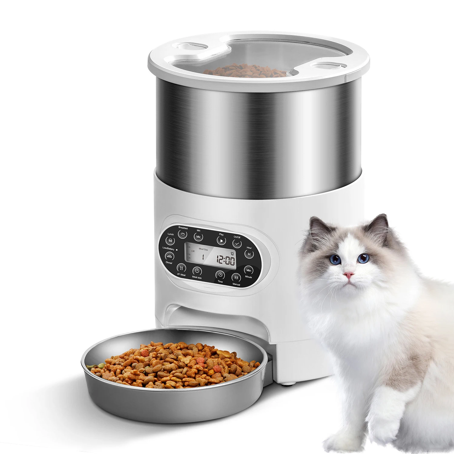 High-looking Animal Feeding Water Dispenser 3L Automatic Pet Feeder Intelligent Control Stainless Steel Food Tray Pet Feeder
High-looking Animal Feeding Water Dispenser 3L Automatic Pet Feeder Intelligent Control Stainless Steel Food Tray Pet Feeder