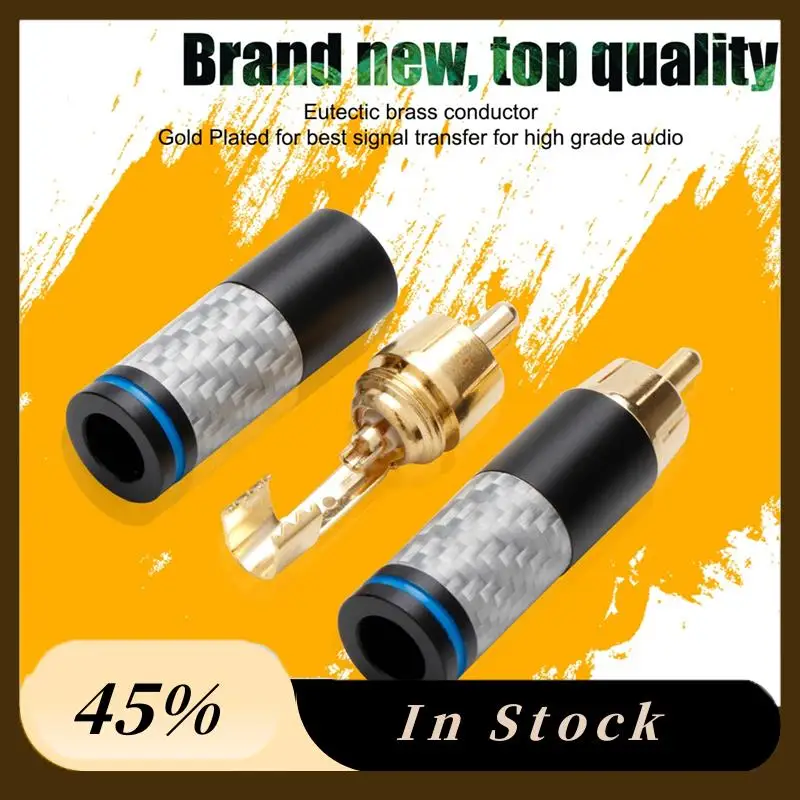 The New 4PCS Hifi Carbon Fiber RCA Connectors Gold Plated Plug Audio Connector RCA Plug Connector Power Speaker Plugs Connector
The New 4PCS Hifi Carbon Fiber RCA Connectors Gold Plated Plug Audio Connector RCA Plug Connector Power Speaker Plugs Connector