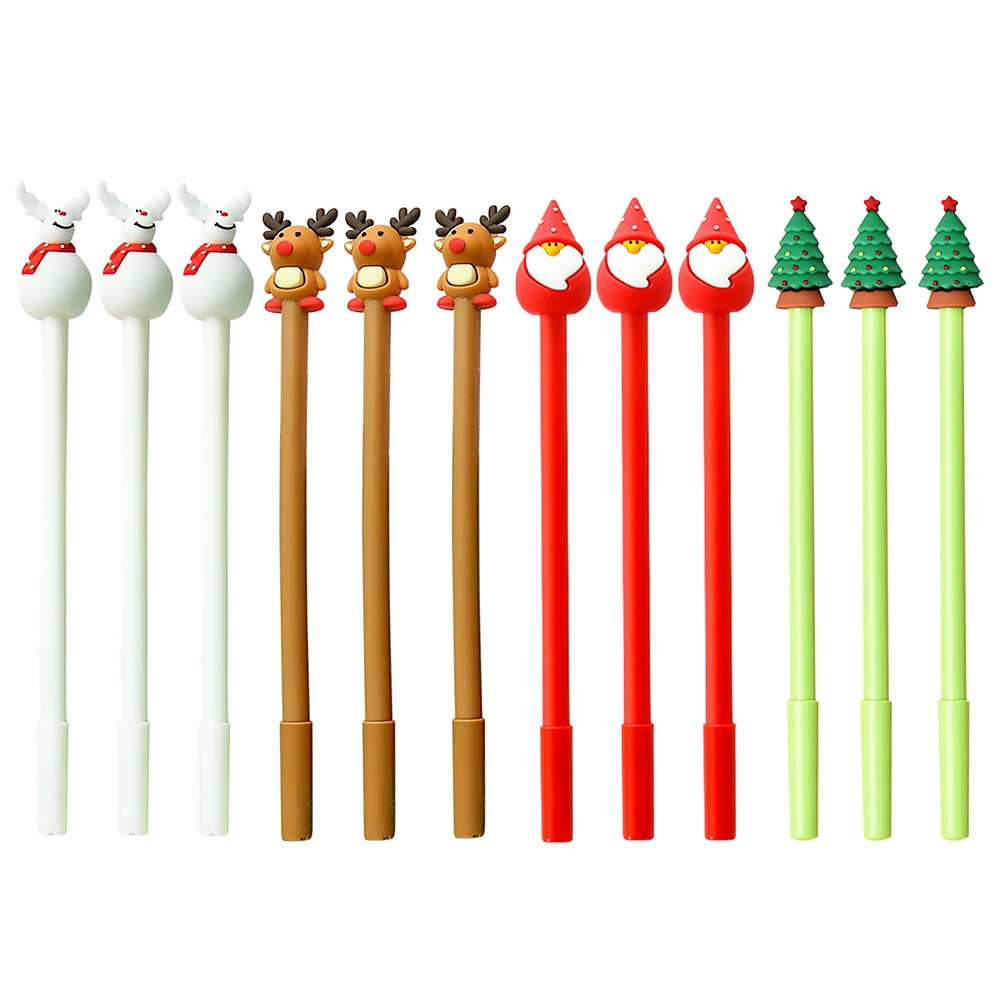 12pcs Christmas Series Neutral Pens Gel Cartoon School Stationery Refillable Office Writing Supplies Xmas Gifts Creative Marker
12pcs Christmas Series Neutral Pens Gel Cartoon School Stationery Refillable Office Writing Supplies Xmas Gifts Creative Marker