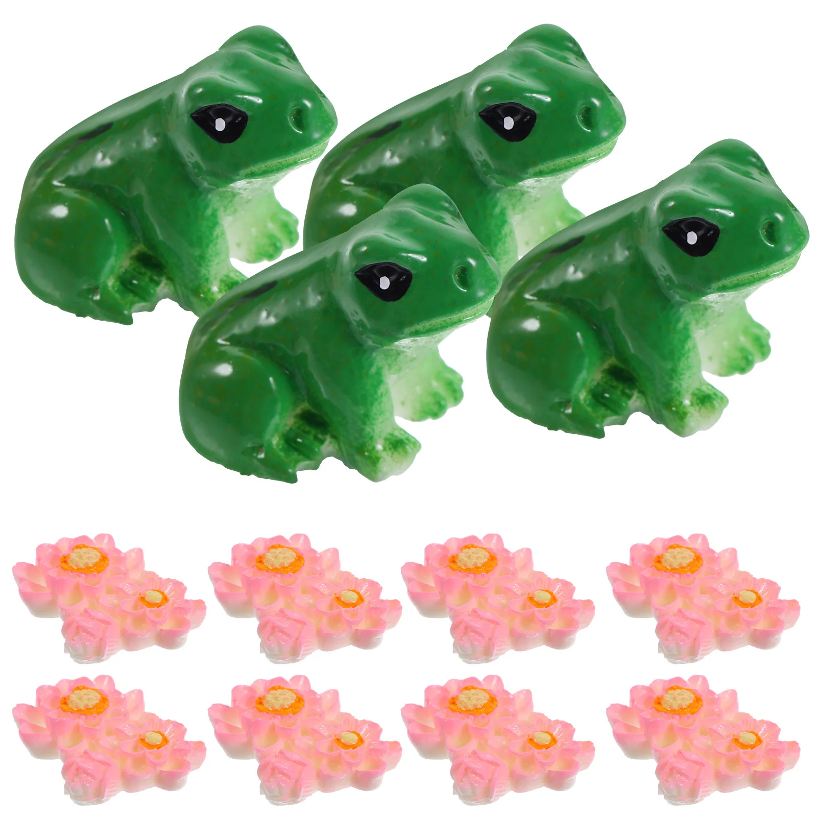 1Set Frog Lotus Decoration Resin Craft Lifelike Garden Statue Outdoor Yard Bonsai Decor Cute Amphibian Ornament for Planters
1Set Frog Lotus Decoration Resin Craft Lifelike Garden Statue Outdoor Yard Bonsai Decor Cute Amphibian Ornament for Planters