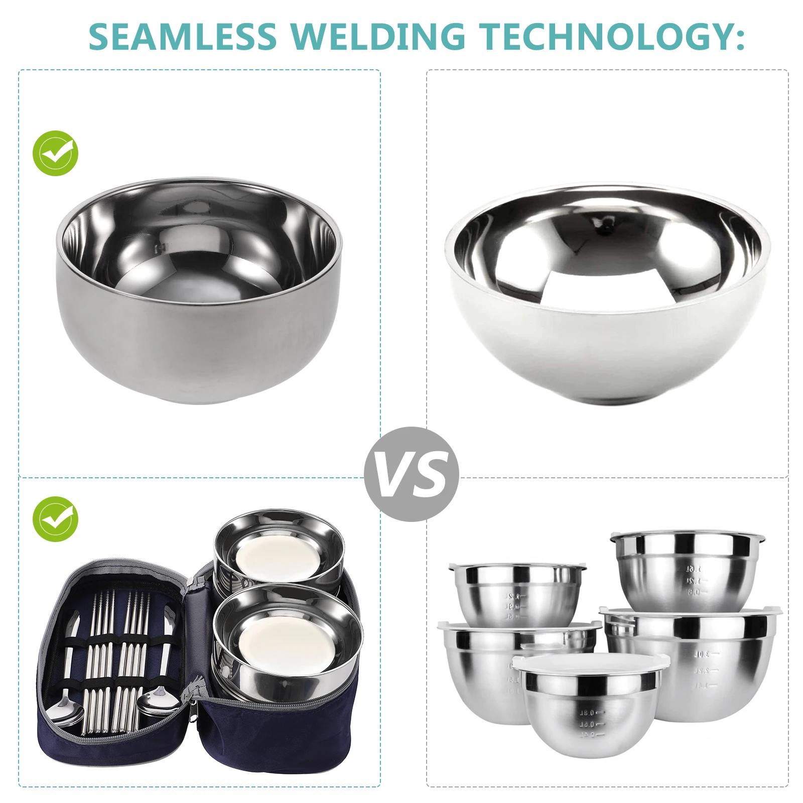 1 set Stainless Steel Bowls Chopsticks Spoon Set Reusable Portable Kitchen Tableware Picnic Travel Lightweight Storage Bag Safe
1 set Stainless Steel Bowls Chopsticks Spoon Set Reusable Portable Kitchen Tableware Picnic Travel Lightweight Storage Bag Safe