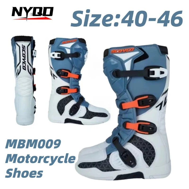 MBM009 Knee High Motocross Boots Unisex Anti-slip Shock Absorbing Off Road Dirt Bike Enduro Motorcycle Protective Riding Shoes
MBM009 Knee High Motocross Boots Unisex Anti-slip Shock Absorbing Off Road Dirt Bike Enduro Motorcycle Protective Riding Shoes