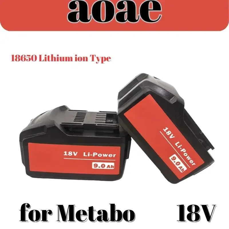 Аккумуляторная батарея для Metabo, 18 в, 9000 Ач, для беспроводных электроинструментов, дрелей, гаечных ключей, молотков для Metabo, батарея 18 в, 625592000 мАч, 625591000,
Аккумуляторная батарея для Metabo, 18 в, 9000 Ач, для беспроводных электроинструментов, дрелей, гаечных ключей, молотков для Metabo, батарея 18 в, 625592000 мАч, 625591000,
