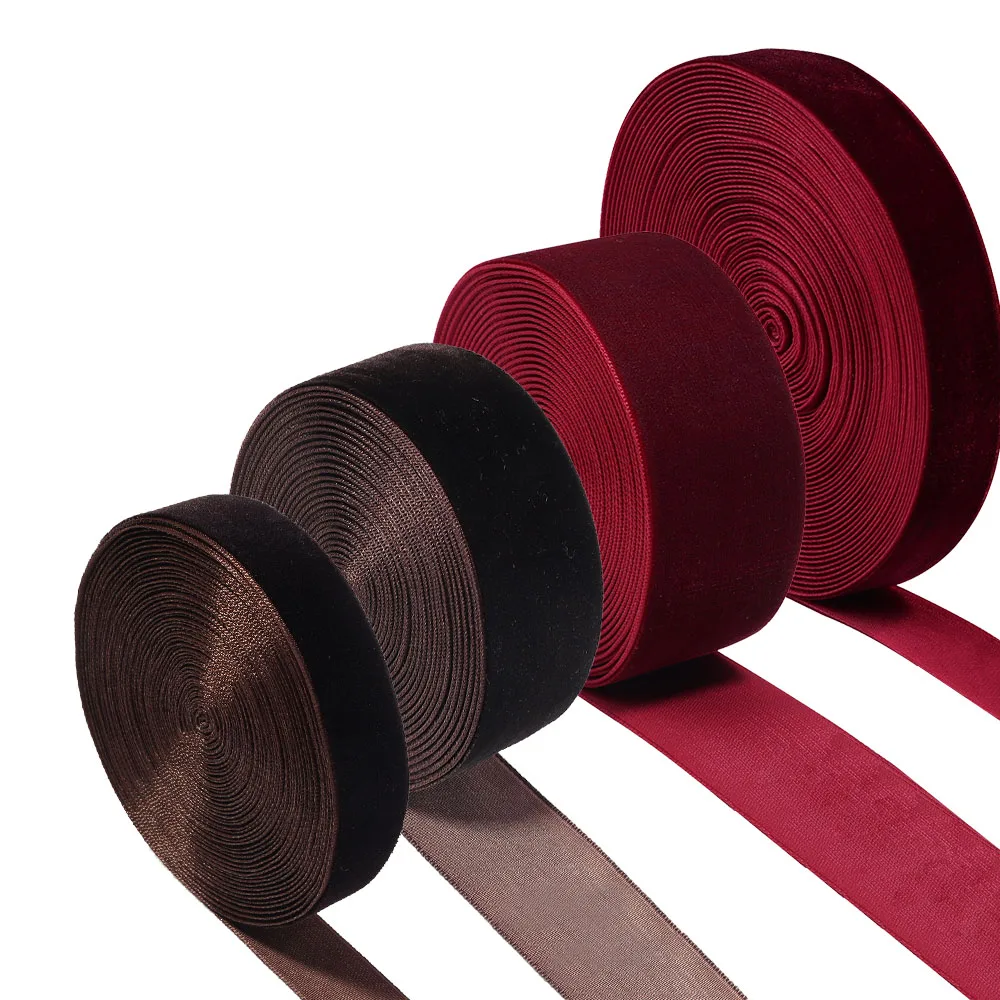 5-10 ярдов/рулон бархатные ленты винно-красный черный цвет односторонняя флокированная тесьма для DIY рождественские поделки упаковочные украшения
5-10 ярдов/рулон бархатные ленты винно-красный черный цвет односторонняя флокированная тесьма для DIY рождественские поделки упаковочные украшения