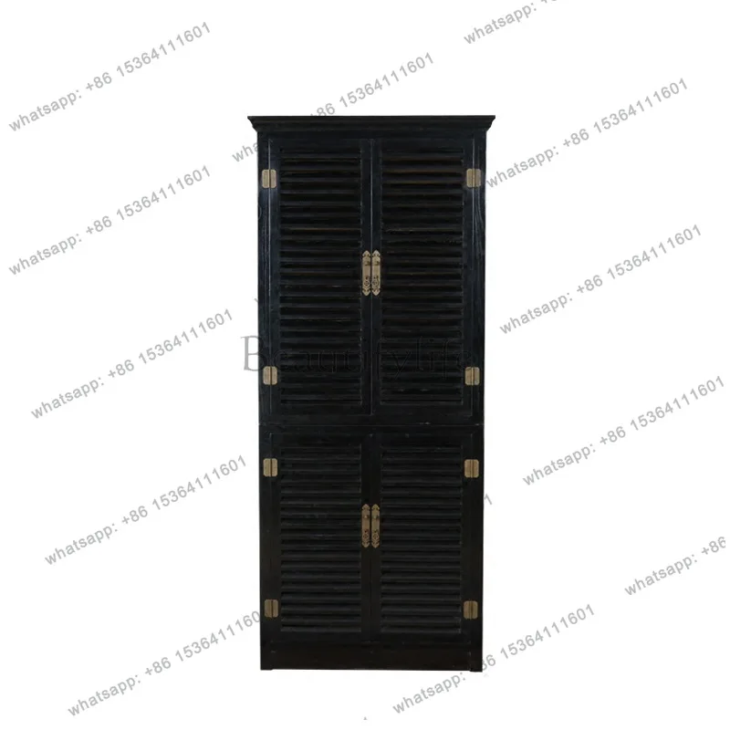 Chinese-style vintage wardrobe for bedrooms, solid wood home wardrobe storage cabinets
Chinese-style vintage wardrobe for bedrooms, solid wood home wardrobe storage cabinets