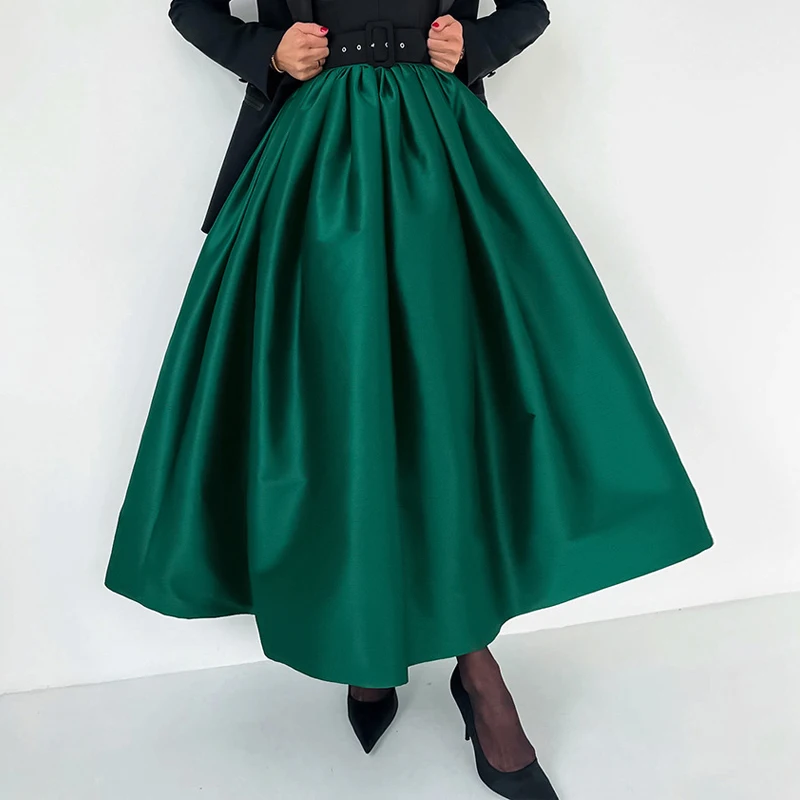 Однотонная женская длинная юбка с высокой талией, плиссированная, А-силуэт, для весенне-летних праздников и вечеринок, модная коллекция 2026
Однотонная женская длинная юбка с высокой талией, плиссированная, А-силуэт, для весенне-летних праздников и вечеринок, модная коллекция 2026