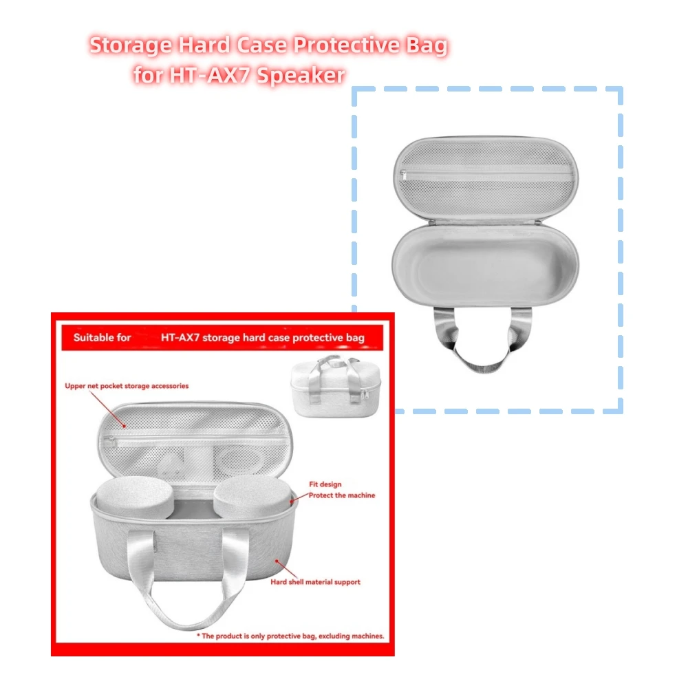 For HT-AX7 Speaker Storage Hard Case Wear-resistant Protective Bag Dustproof Box Accessories
For HT-AX7 Speaker Storage Hard Case Wear-resistant Protective Bag Dustproof Box Accessories