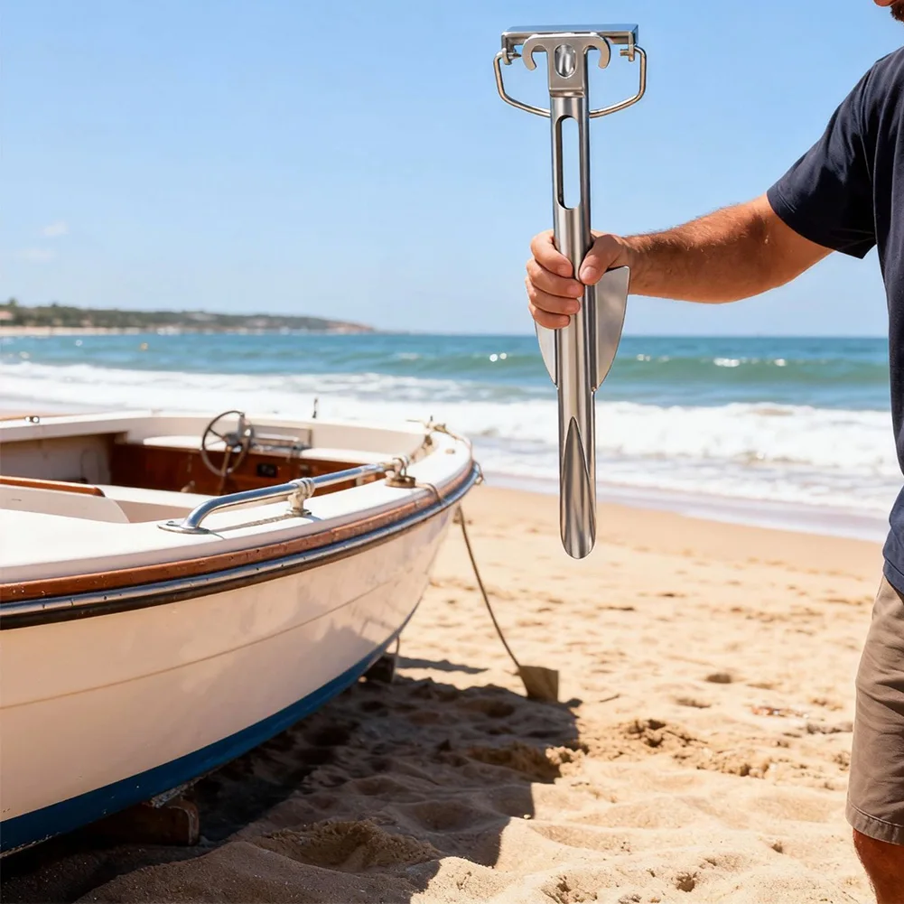 304 Stainless Steel Watercraft Anchor Designed for Kayaks Small Boats and Motorboats on Beaches or Soft Ground
304 Stainless Steel Watercraft Anchor Designed for Kayaks Small Boats and Motorboats on Beaches or Soft Ground