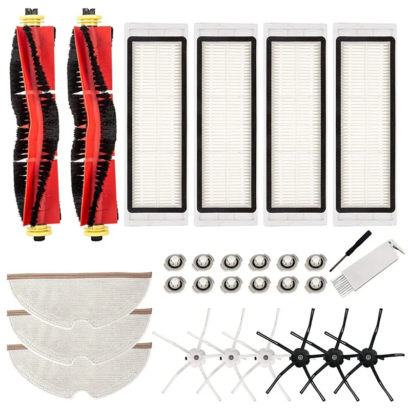 For Xiaomi Roborock S5 Max S6 Pure S6 Maxv E5 Robot Vacuum Cleaner Main Side Brush Hepa Filter Mop Cloth
For Xiaomi Roborock S5 Max S6 Pure S6 Maxv E5 Robot Vacuum Cleaner Main Side Brush Hepa Filter Mop Cloth