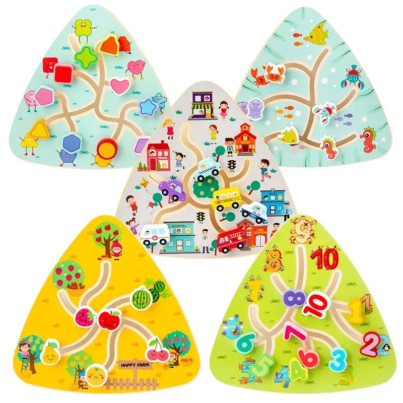 Children Montessori Maze Boards Wooden Toys Slide Puzzle Animal Digital Shape Traffic Matching Games Educational Learning Toys
Children Montessori Maze Boards Wooden Toys Slide Puzzle Animal Digital Shape Traffic Matching Games Educational Learning Toys