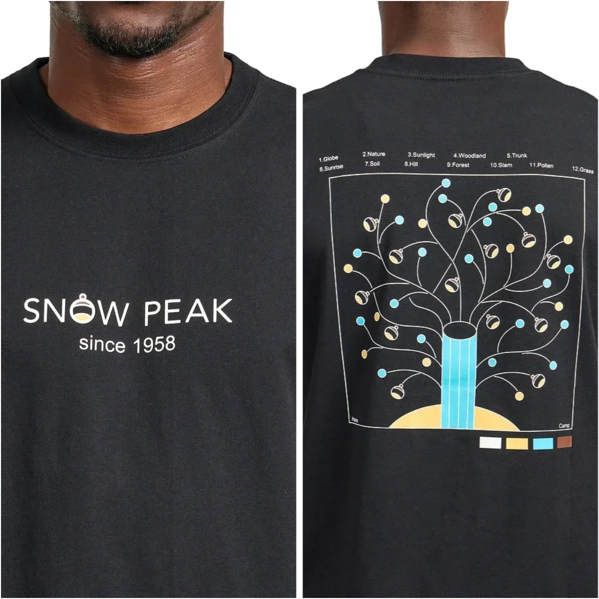 Футболка с короткими рукавами Snow Peak Camping Snowflake, простая базовая мужская футболка в студенческом стиле, унисекс, японская трендовая семейная одежда
Футболка с короткими рукавами Snow Peak Camping Snowflake, простая базовая мужская футболка в студенческом стиле, унисекс, японская трендовая семейная одежда