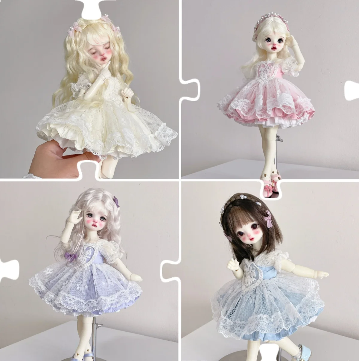 【Clothing Only】1/6 Scale Female Doll's Clothing Accessories Cute Tulle Lace Puff Skirt Fit 12''Girl Action Figure BJD OB24 Toys
【Clothing Only】1/6 Scale Female Doll's Clothing Accessories Cute Tulle Lace Puff Skirt Fit 12''Girl Action Figure BJD OB24 Toys