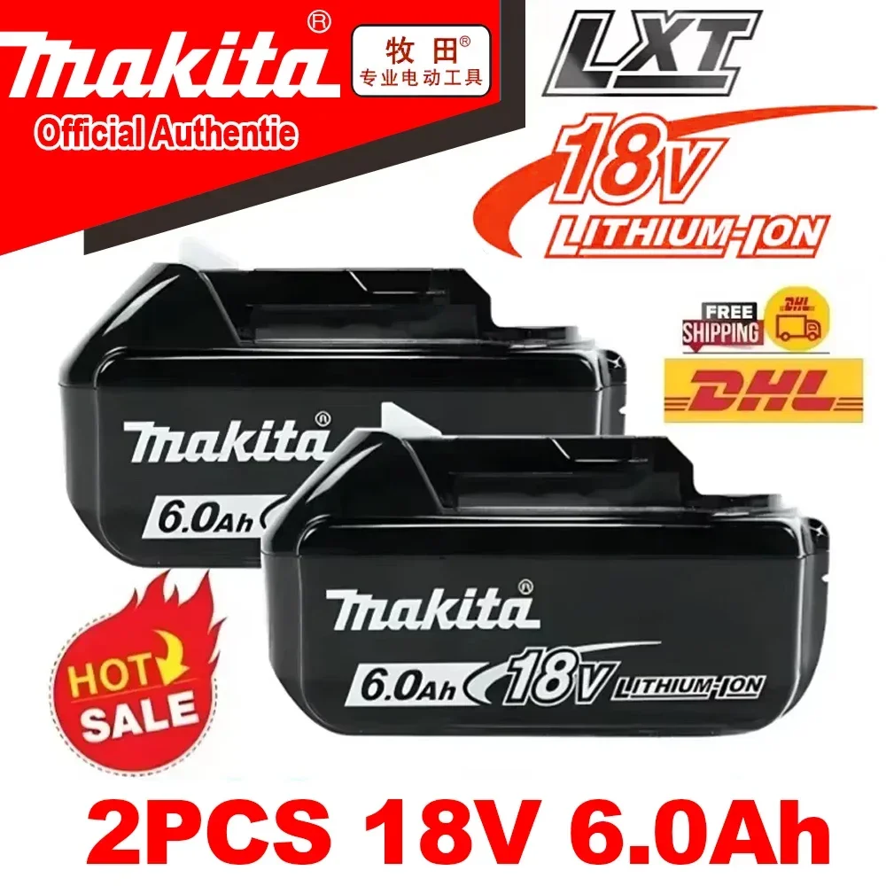 Original Makita 6Ah/5Ah/3Ah for Makita 18V Battery BL1830B BL1850B BL1850 BL1840 BL1860 BL1815 Replacement Lithium Battery
Original Makita 6Ah/5Ah/3Ah for Makita 18V Battery BL1830B BL1850B BL1850 BL1840 BL1860 BL1815 Replacement Lithium Battery