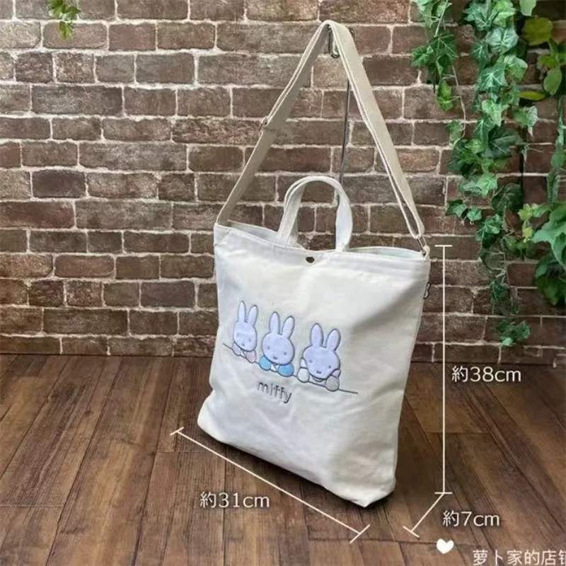 Miffy Cartoon Embroidery Crossbody Bag Large Capacity Canvas Handbag Casual Single Shoulder Sling Bag for Daily Outdoor Travel
Miffy Cartoon Embroidery Crossbody Bag Large Capacity Canvas Handbag Casual Single Shoulder Sling Bag for Daily Outdoor Travel