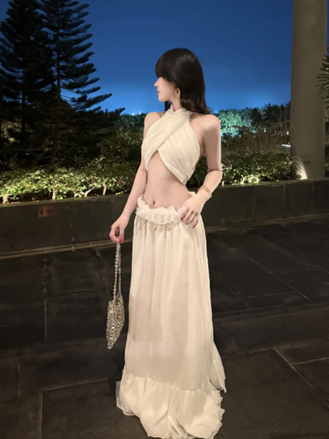 Summer Gentle Style Top And Skirt Set Comfortable Short Sleeveless High Waist Cotton Blend Fashionable Casual Outfit Combo
Summer Gentle Style Top And Skirt Set Comfortable Short Sleeveless High Waist Cotton Blend Fashionable Casual Outfit Combo