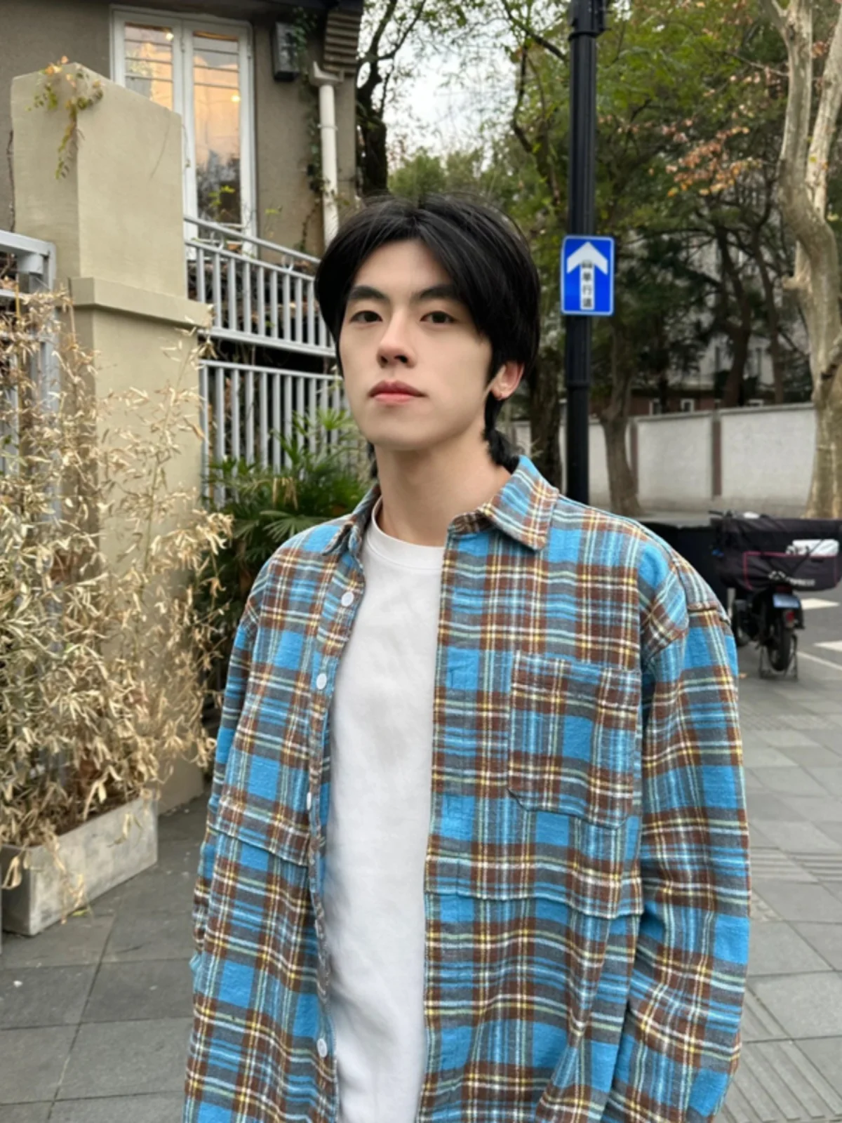 Blue Plaid Spring irt Men's Spring Autumn Long Sve Base Layer Vintage Japanese Sle High End Feeling New 2024 Loose Fit
Blue Plaid Spring irt Men's Spring Autumn Long Sve Base Layer Vintage Japanese Sle High End Feeling New 2024 Loose Fit
