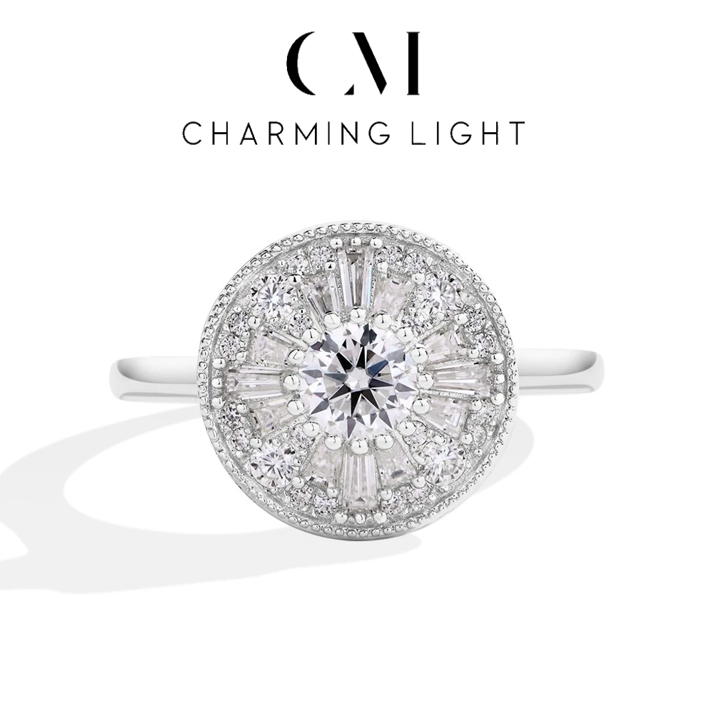 CHARMING Design Full Moissanite Rings DVVS1 Color Lab Diamond 925 Sterling Silver For Women Engagement Luxury Fine Jewelry Gifts
CHARMING Design Full Moissanite Rings DVVS1 Color Lab Diamond 925 Sterling Silver For Women Engagement Luxury Fine Jewelry Gifts