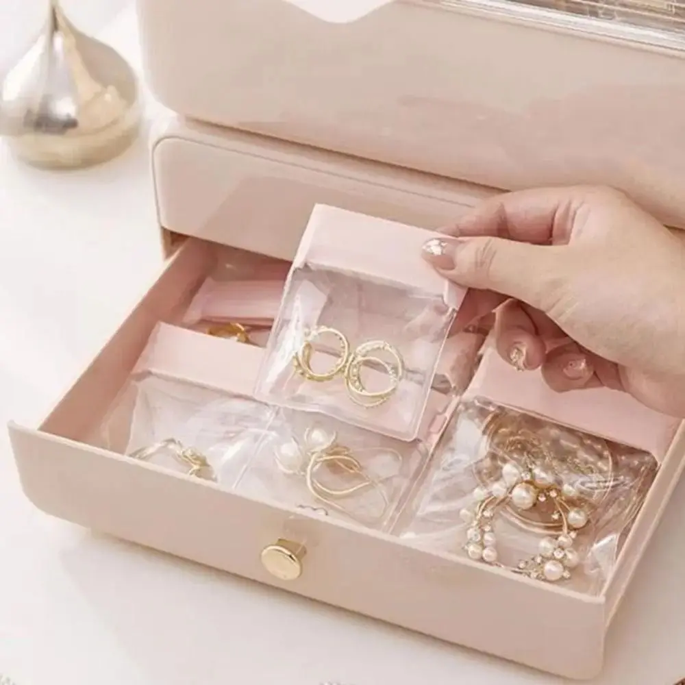 5Pcs Multifunctional Transparent Jewelry Zip Lock Bags Self Sealing Waterproof Jewelry Pouch Frosted Earring Ring Organizer
5Pcs Multifunctional Transparent Jewelry Zip Lock Bags Self Sealing Waterproof Jewelry Pouch Frosted Earring Ring Organizer