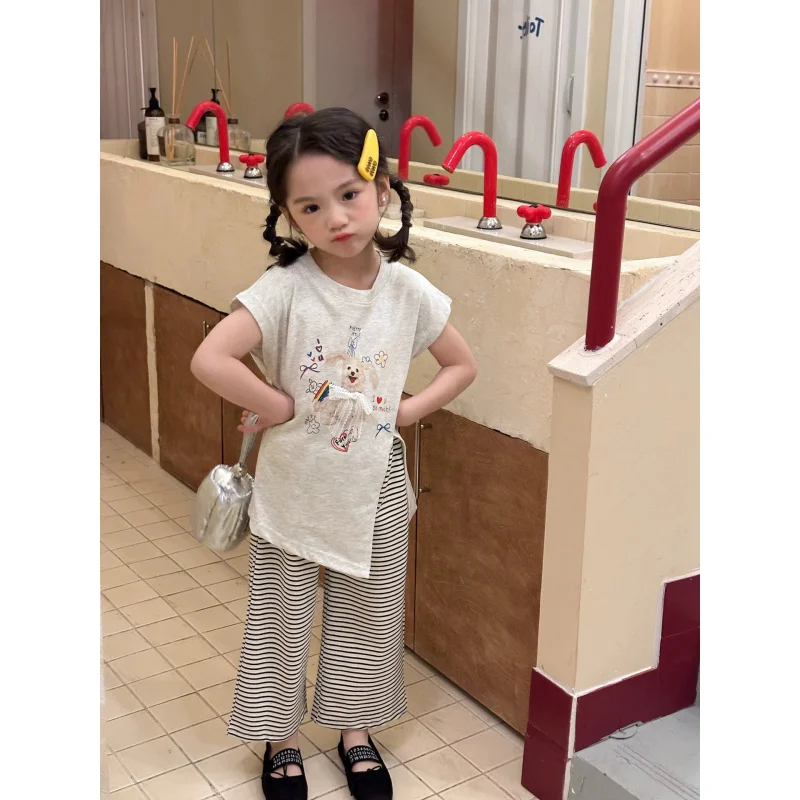 【Spot Goods】XT251350Girls' Two-Piece Set Top and Pants Outfit2025Summer New Children's Set
【Spot Goods】XT251350Girls' Two-Piece Set Top and Pants Outfit2025Summer New Children's Set