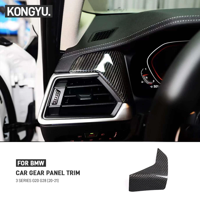 Real Carbon Fiber Car Instrument Panel Air Vents Trim Cover Accessories For BMW G80 G81 M3 G82 M4 3 4 Series G20 G22 2020-2022
Real Carbon Fiber Car Instrument Panel Air Vents Trim Cover Accessories For BMW G80 G81 M3 G82 M4 3 4 Series G20 G22 2020-2022