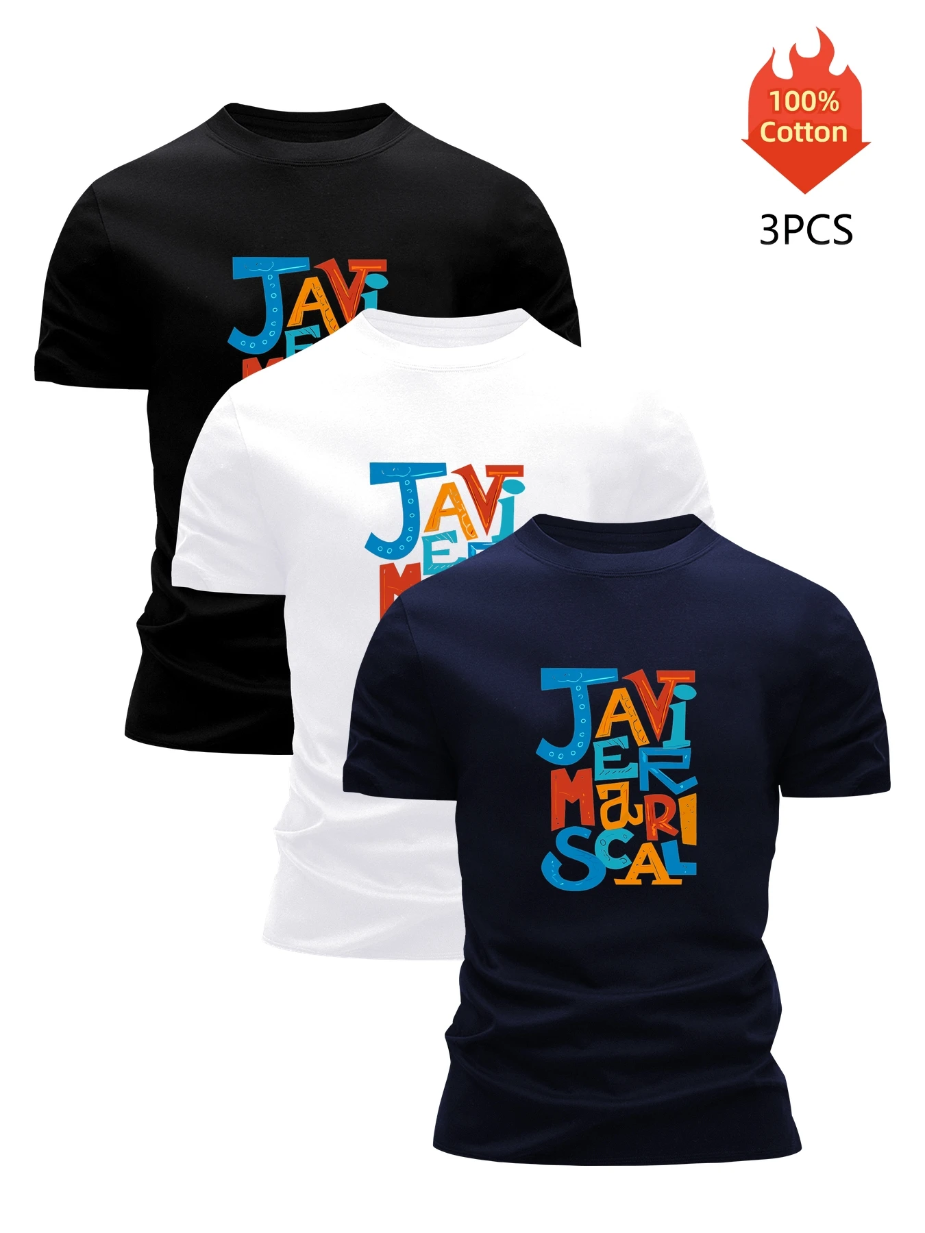 3 Pack Printed T-Shirt Men's 100% Cotton Graphic Tees Funny Summer Blouse Casual Breathable Cool Luxury High Quality Clothing
3 Pack Printed T-Shirt Men's 100% Cotton Graphic Tees Funny Summer Blouse Casual Breathable Cool Luxury High Quality Clothing