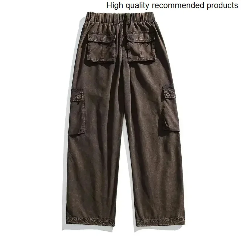 Casual Travel Pant Men Multi-pocket American Streetwear Drawstring Loose Outdoor Sports Cargo Pants Women Trousers Y2k Clothing
Casual Travel Pant Men Multi-pocket American Streetwear Drawstring Loose Outdoor Sports Cargo Pants Women Trousers Y2k Clothing