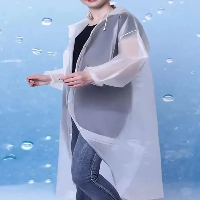 Hooded Rain Coat Women Men Impermeable Thickened Waterproof Tourism Outdoor Hiking Rain Poncho Outdoor Products
Hooded Rain Coat Women Men Impermeable Thickened Waterproof Tourism Outdoor Hiking Rain Poncho Outdoor Products