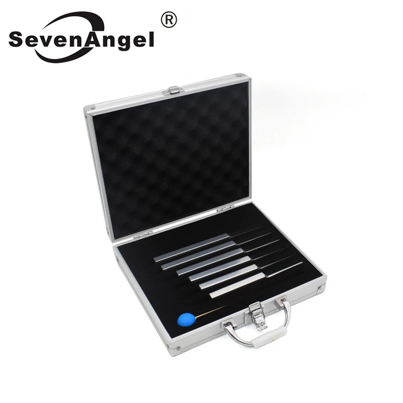 6 Pcs Per Set, Teaching, Yoga Tuning Fork Set 396Hz, 417, 528, 639, 741, 852Hz Chimes with Aluminum Alloy Box
6 Pcs Per Set, Teaching, Yoga Tuning Fork Set 396Hz, 417, 528, 639, 741, 852Hz Chimes with Aluminum Alloy Box