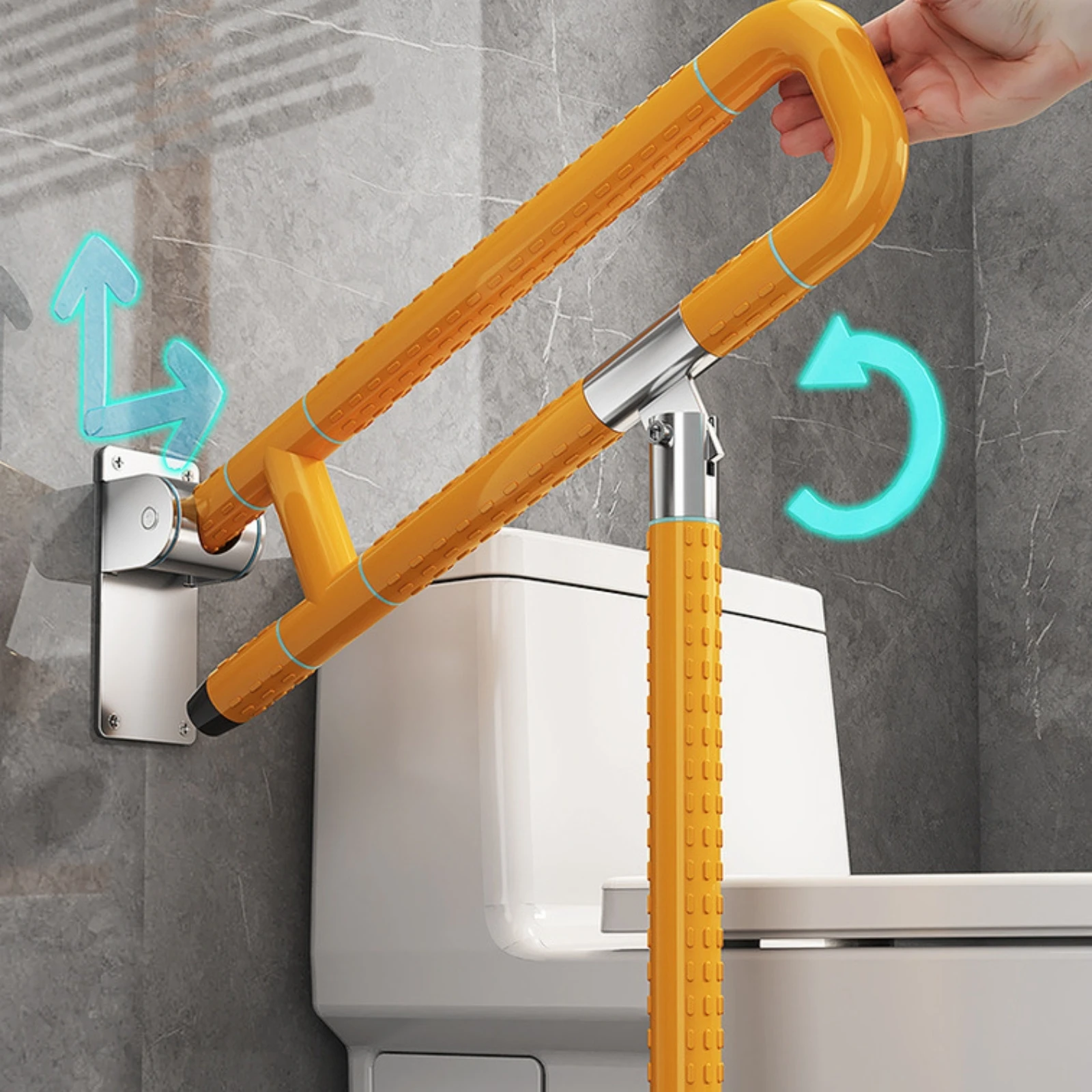 Toilet Support Bar Heavy Duty Toilet Safety Rail Bathroom Grab Rail Wall Mounted Bath Aid Foldable for Seniors
Toilet Support Bar Heavy Duty Toilet Safety Rail Bathroom Grab Rail Wall Mounted Bath Aid Foldable for Seniors