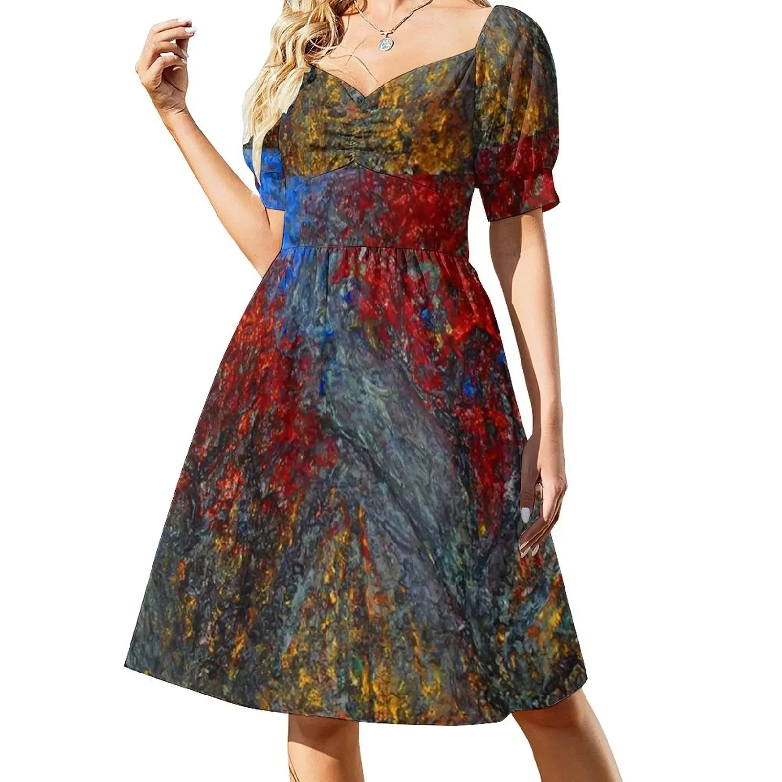 Beautiful red bushes, over charred African grass Short-Sleeved Dress Bride dresses prom clothes Women's summer skirt
Beautiful red bushes, over charred African grass Short-Sleeved Dress Bride dresses prom clothes Women's summer skirt