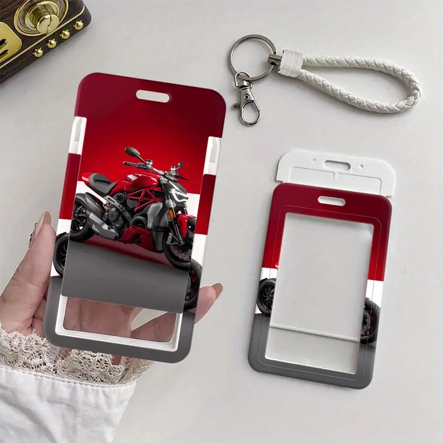 Red Motorcycle 1Pc Card Holder Retractable Credit Card Holders Holders Child Bus with lanyard Bank ID Badge Cover Case
Red Motorcycle 1Pc Card Holder Retractable Credit Card Holders Holders Child Bus with lanyard Bank ID Badge Cover Case